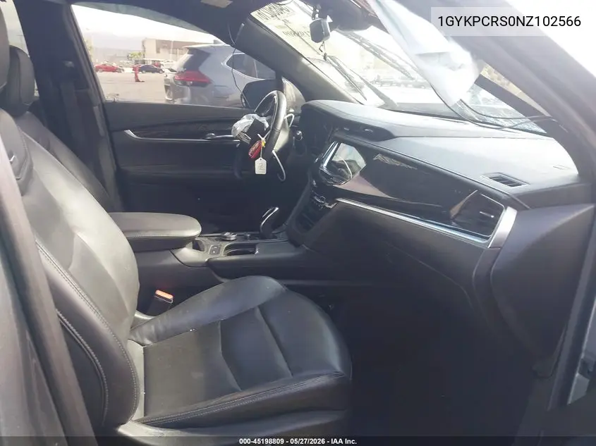 2022 Cadillac Xt6 Fwd Premium Luxury VIN: 1GYKPCRS0NZ102566 Lot: 45198809