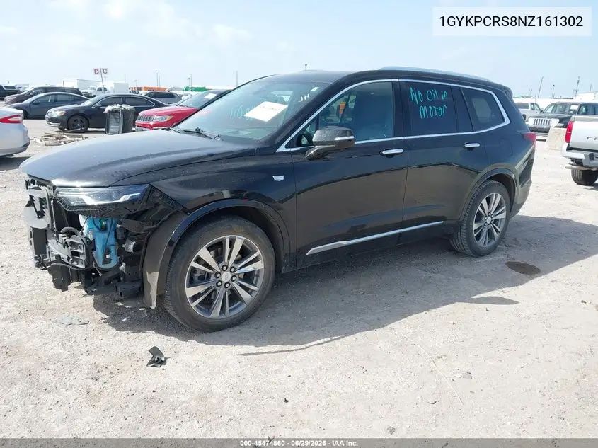 2022 Cadillac Xt6 Fwd Premium Luxury VIN: 1GYKPCRS8NZ161302 Lot: 45474860