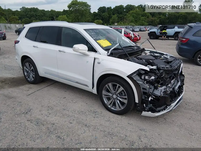 2022 Cadillac Xt6 Awd Premium Luxury VIN: 1GYKPDRS8NZ131710 Lot: 45494558