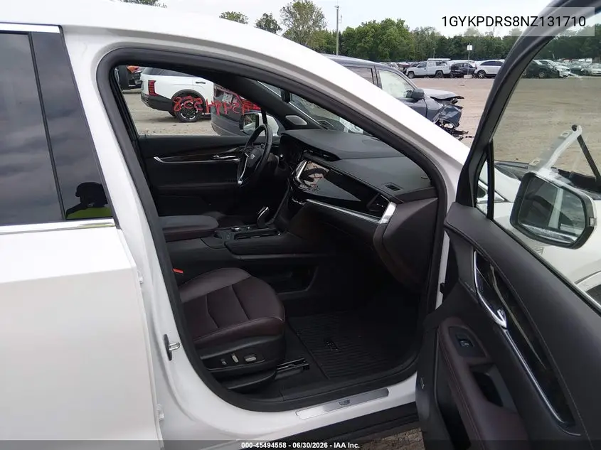 2022 Cadillac Xt6 Awd Premium Luxury VIN: 1GYKPDRS8NZ131710 Lot: 45494558