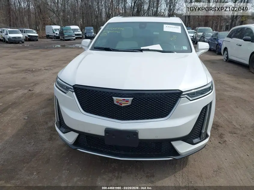 2023 Cadillac Xt6 Awd Sport VIN: 1GYKPGRSXPZ102049 Lot: 44661990