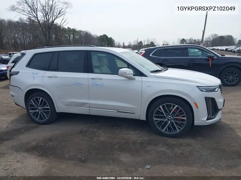2023 Cadillac Xt6 Awd Sport VIN: 1GYKPGRSXPZ102049 Lot: 44661990
