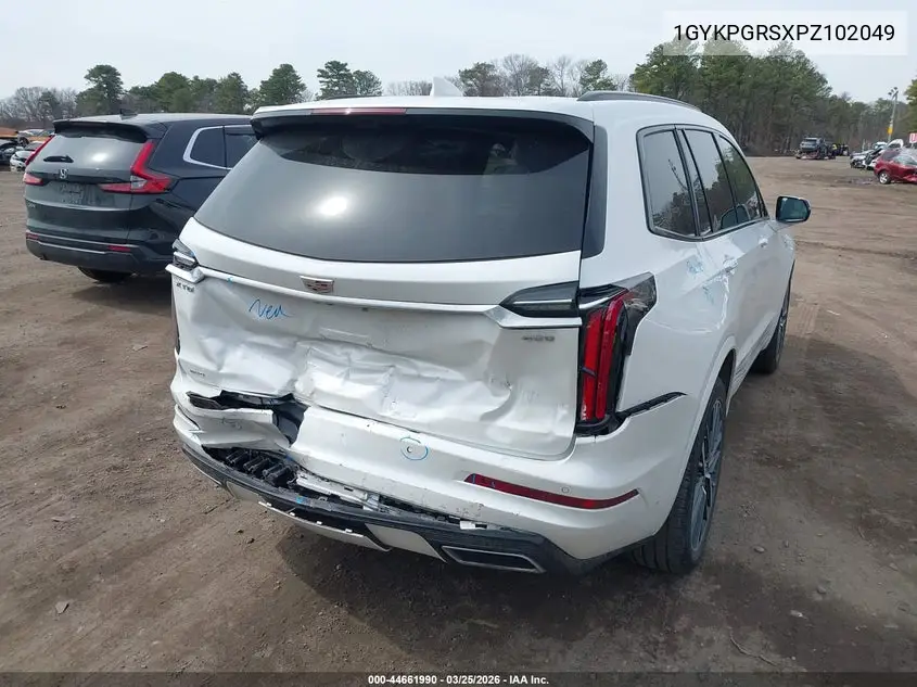 2023 Cadillac Xt6 Awd Sport VIN: 1GYKPGRSXPZ102049 Lot: 44661990
