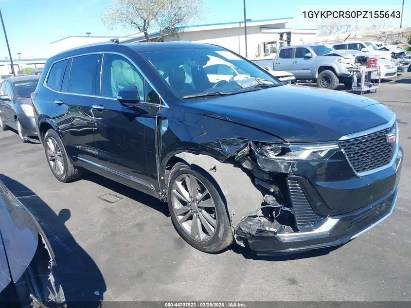 2023 Cadillac Xt6 Fwd Premium Luxury VIN: 1GYKPCRS0PZ155643 Lot: 44707523