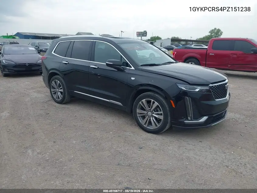 2023 Cadillac Xt6 Fwd Premium Luxury VIN: 1GYKPCRS4PZ151238 Lot: 45166717