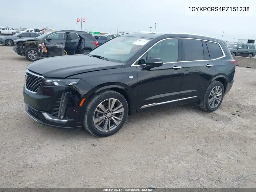 2023 Cadillac Xt6 Fwd Premium Luxury VIN: 1GYKPCRS4PZ151238 Lot: 45166717