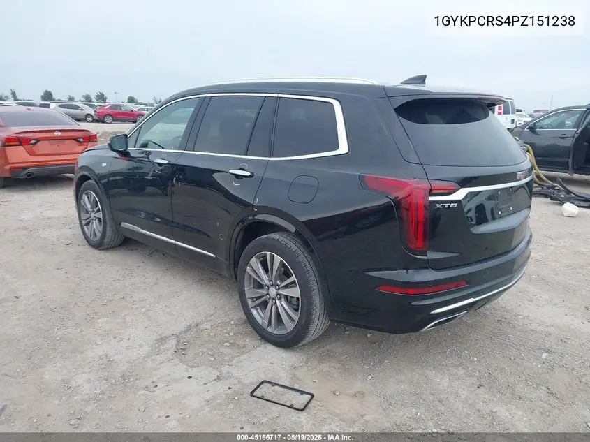 2023 Cadillac Xt6 Fwd Premium Luxury VIN: 1GYKPCRS4PZ151238 Lot: 45166717