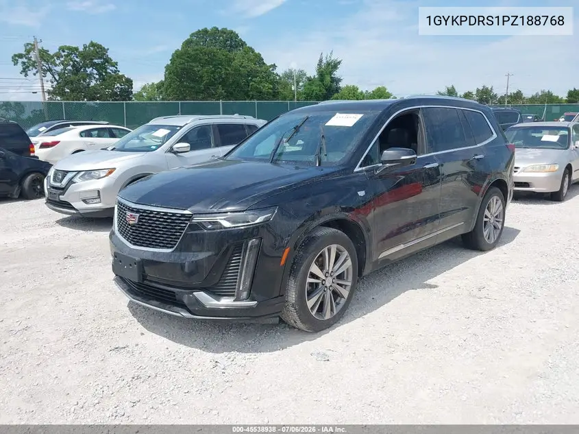 2023 Cadillac Xt6 Awd Premium Luxury VIN: 1GYKPDRS1PZ188768 Lot: 45538938