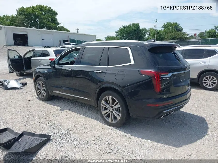 2023 Cadillac Xt6 Awd Premium Luxury VIN: 1GYKPDRS1PZ188768 Lot: 45538938