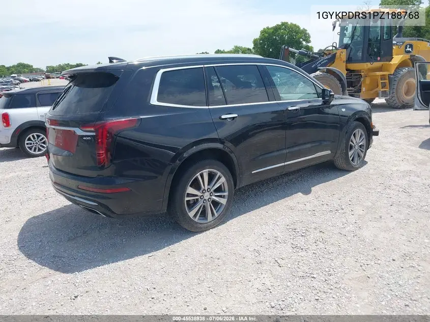 2023 Cadillac Xt6 Awd Premium Luxury VIN: 1GYKPDRS1PZ188768 Lot: 45538938