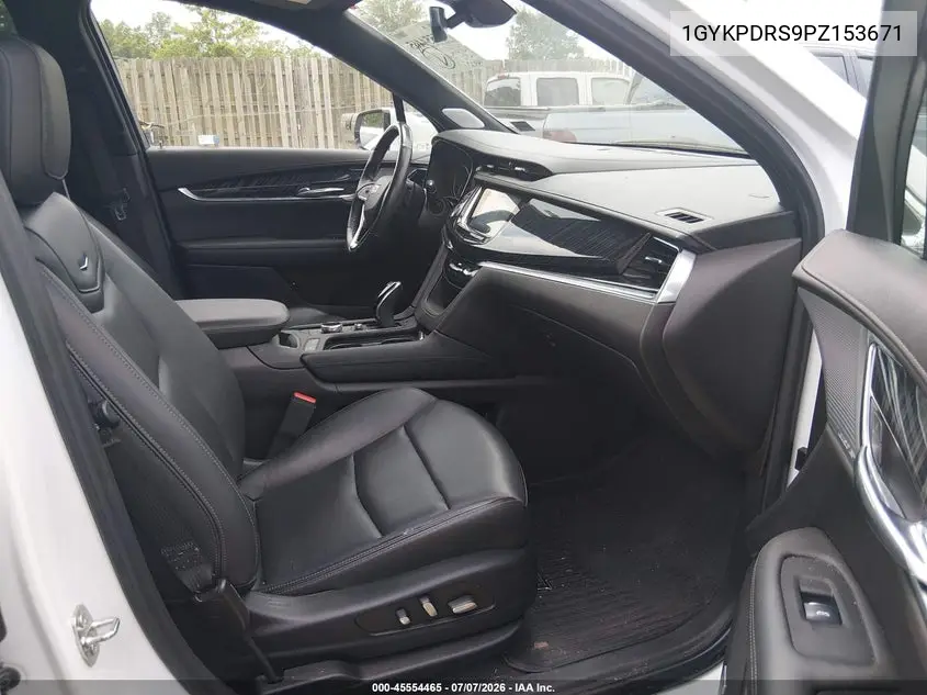 2023 Cadillac Xt6 Awd Premium Luxury VIN: 1GYKPDRS9PZ153671 Lot: 45554465