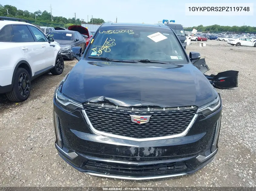 2023 Cadillac Xt6 Awd Premium Luxury VIN: 1GYKPDRS2PZ119748 Lot: 45563045