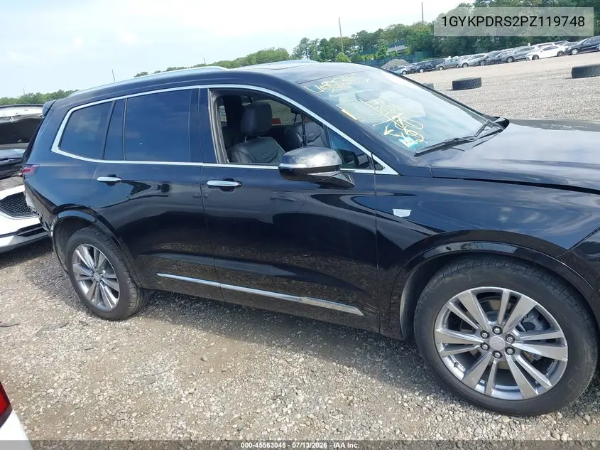 2023 Cadillac Xt6 Awd Premium Luxury VIN: 1GYKPDRS2PZ119748 Lot: 45563045
