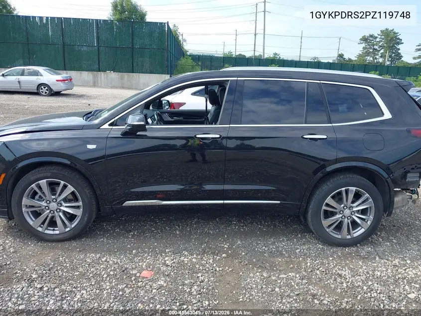 2023 Cadillac Xt6 Awd Premium Luxury VIN: 1GYKPDRS2PZ119748 Lot: 45563045