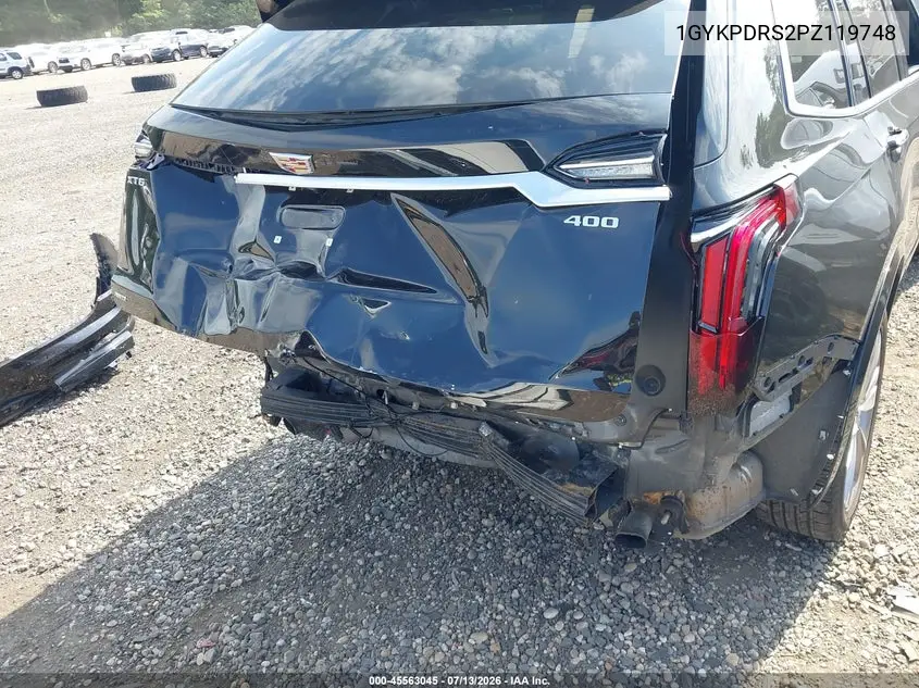 2023 Cadillac Xt6 Awd Premium Luxury VIN: 1GYKPDRS2PZ119748 Lot: 45563045