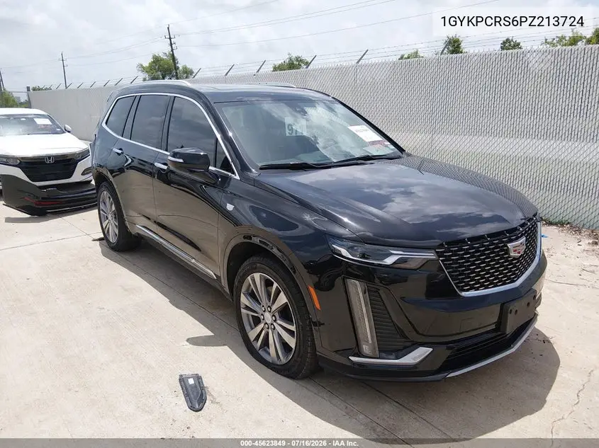 2023 Cadillac Xt6 Fwd Premium Luxury VIN: 1GYKPCRS6PZ213724 Lot: 45623849