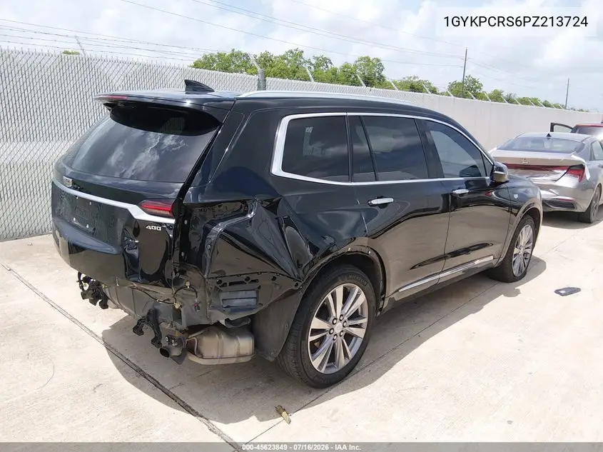 2023 Cadillac Xt6 Fwd Premium Luxury VIN: 1GYKPCRS6PZ213724 Lot: 45623849