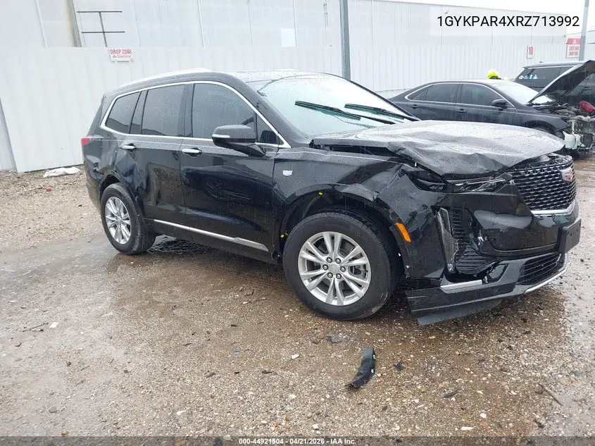 2024 Cadillac Xt6 Fwd Luxury VIN: 1GYKPAR4XRZ713992 Lot: 44921504