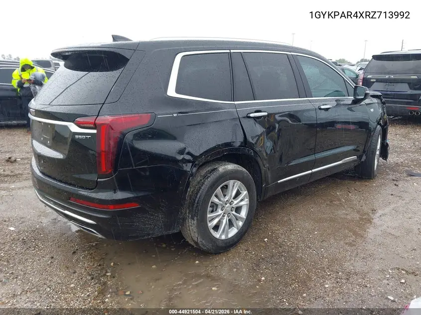 2024 Cadillac Xt6 Fwd Luxury VIN: 1GYKPAR4XRZ713992 Lot: 44921504