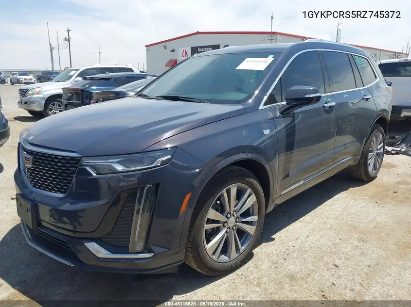 2024 Cadillac Xt6 Fwd Premium Luxury VIN: 1GYKPCRS5RZ745372 Lot: 45116628