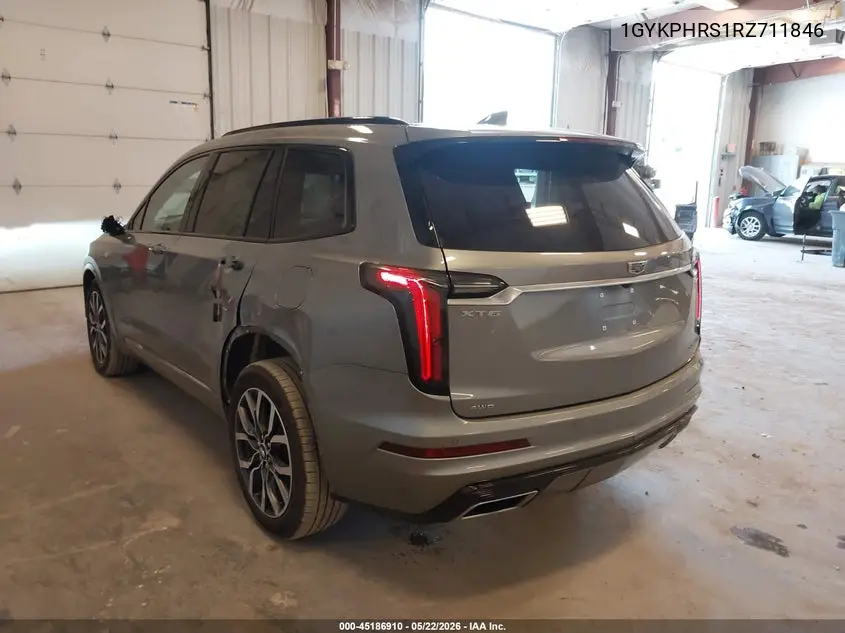 2024 Cadillac Xt6 Sport VIN: 1GYKPHRS1RZ711846 Lot: 45186910