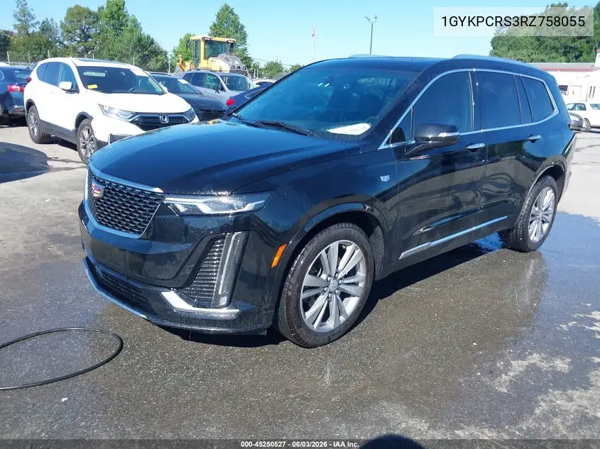 2024 Cadillac Xt6 Fwd Premium Luxury VIN: 1GYKPCRS3RZ758055 Lot: 45250527