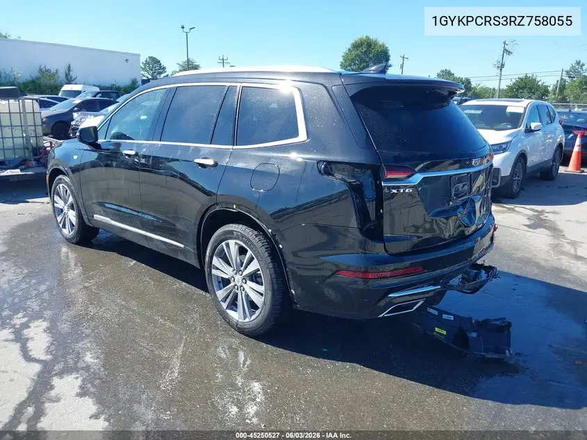 2024 Cadillac Xt6 Fwd Premium Luxury VIN: 1GYKPCRS3RZ758055 Lot: 45250527