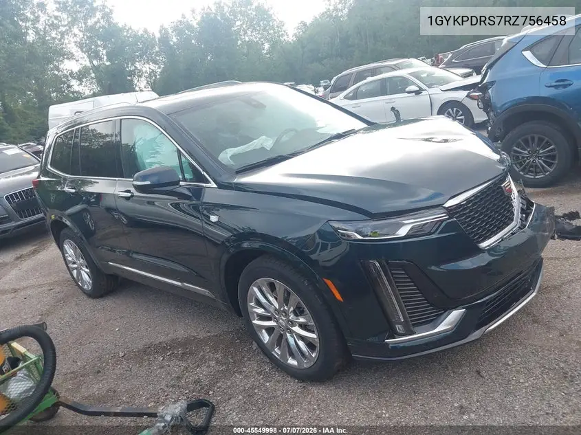 2024 Cadillac Xt6 Awd Premium Luxury VIN: 1GYKPDRS7RZ756458 Lot: 45549998