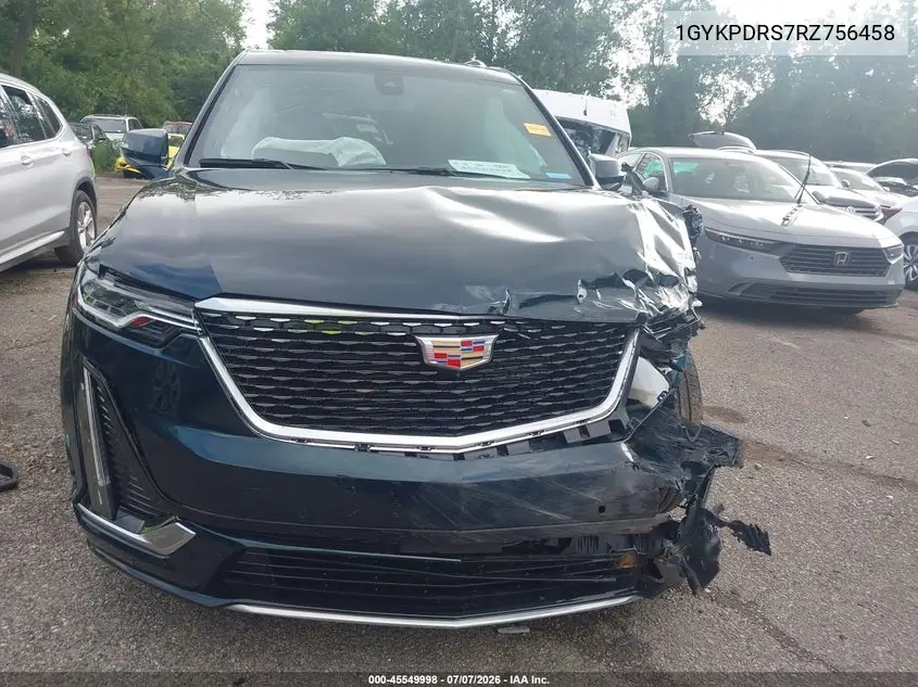2024 Cadillac Xt6 Awd Premium Luxury VIN: 1GYKPDRS7RZ756458 Lot: 45549998