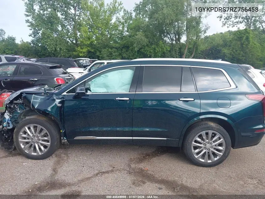 2024 Cadillac Xt6 Awd Premium Luxury VIN: 1GYKPDRS7RZ756458 Lot: 45549998