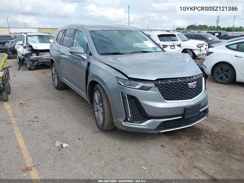 2025 Cadillac Xt6 Fwd Premium Luxury VIN: 1GYKPCRS0SZ121386 Lot: 44873565