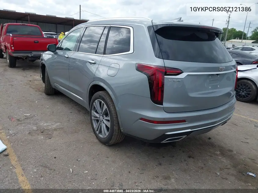 2025 Cadillac Xt6 Fwd Premium Luxury VIN: 1GYKPCRS0SZ121386 Lot: 44873565