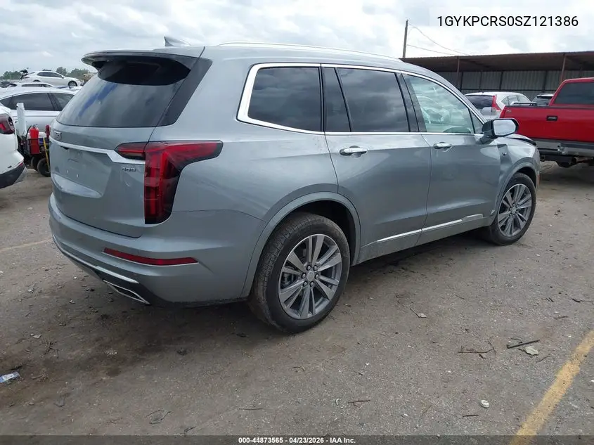 2025 Cadillac Xt6 Fwd Premium Luxury VIN: 1GYKPCRS0SZ121386 Lot: 44873565