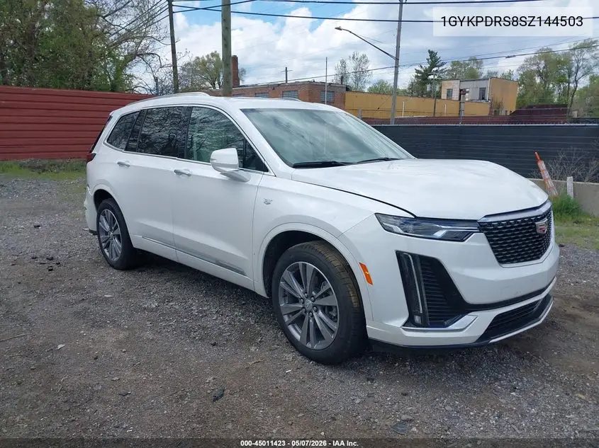 2025 Cadillac Xt6 Awd Premium Luxury VIN: 1GYKPDRS8SZ144503 Lot: 45011423