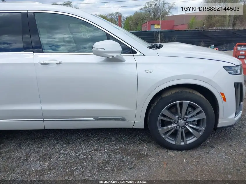 2025 Cadillac Xt6 Awd Premium Luxury VIN: 1GYKPDRS8SZ144503 Lot: 45011423