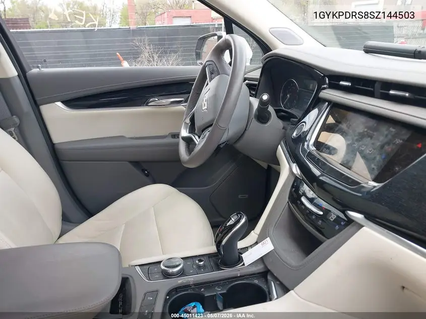 2025 Cadillac Xt6 Awd Premium Luxury VIN: 1GYKPDRS8SZ144503 Lot: 45011423