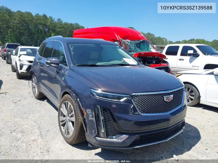 2025 Cadillac Xt6 Premium Luxury VIN: 1GYKPCRS3SZ139588 Lot: 45229168