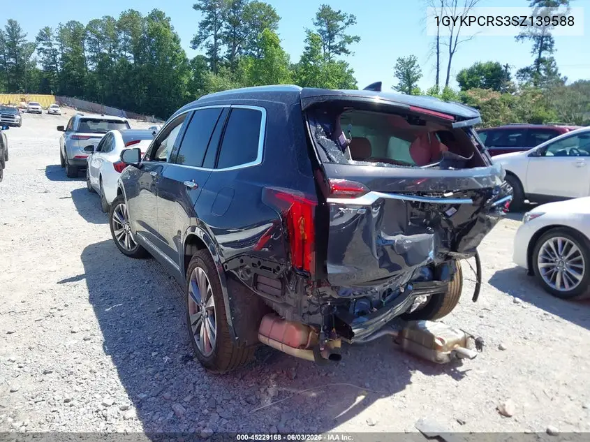 2025 Cadillac Xt6 Premium Luxury VIN: 1GYKPCRS3SZ139588 Lot: 45229168