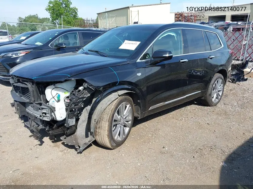 2025 Cadillac Xt6 Awd Premium Luxury VIN: 1GYKPDRS8SZ140077 Lot: 45309859