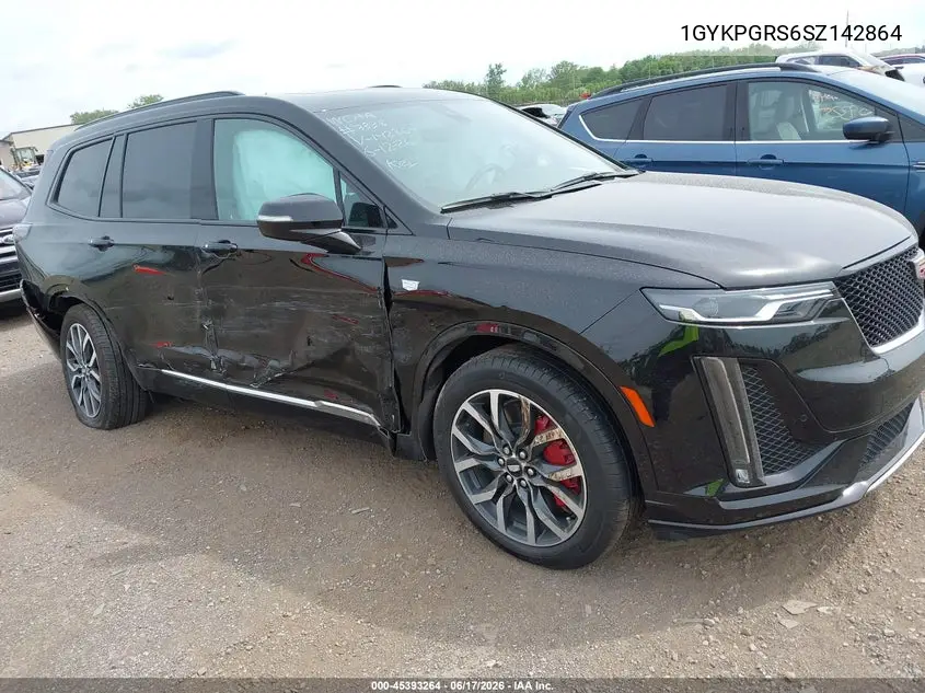 2025 Cadillac Xt6 Awd Sport VIN: 1GYKPGRS6SZ142864 Lot: 45393264