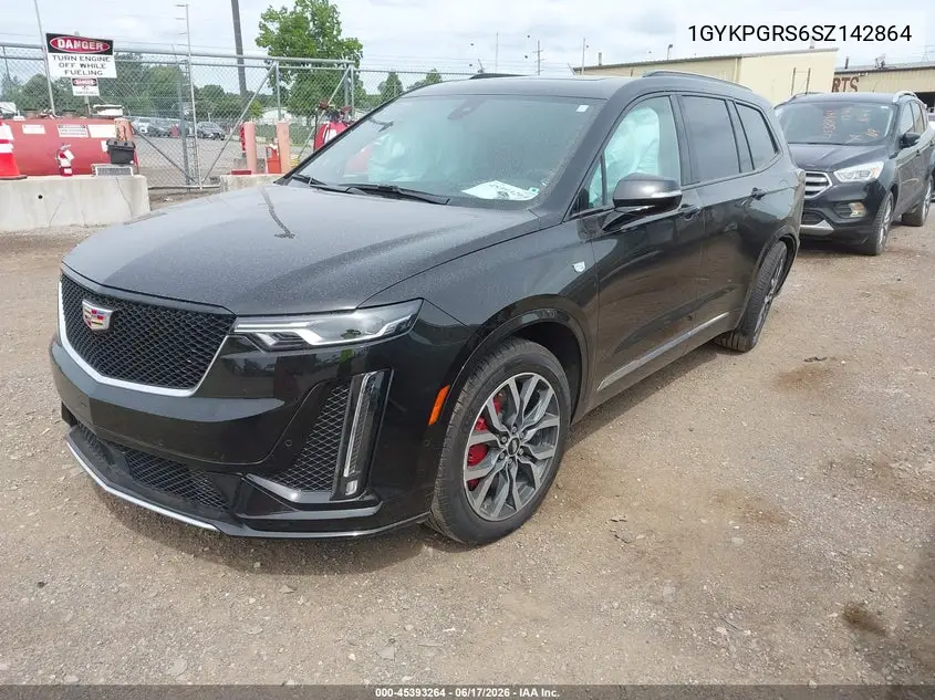 2025 Cadillac Xt6 Awd Sport VIN: 1GYKPGRS6SZ142864 Lot: 45393264