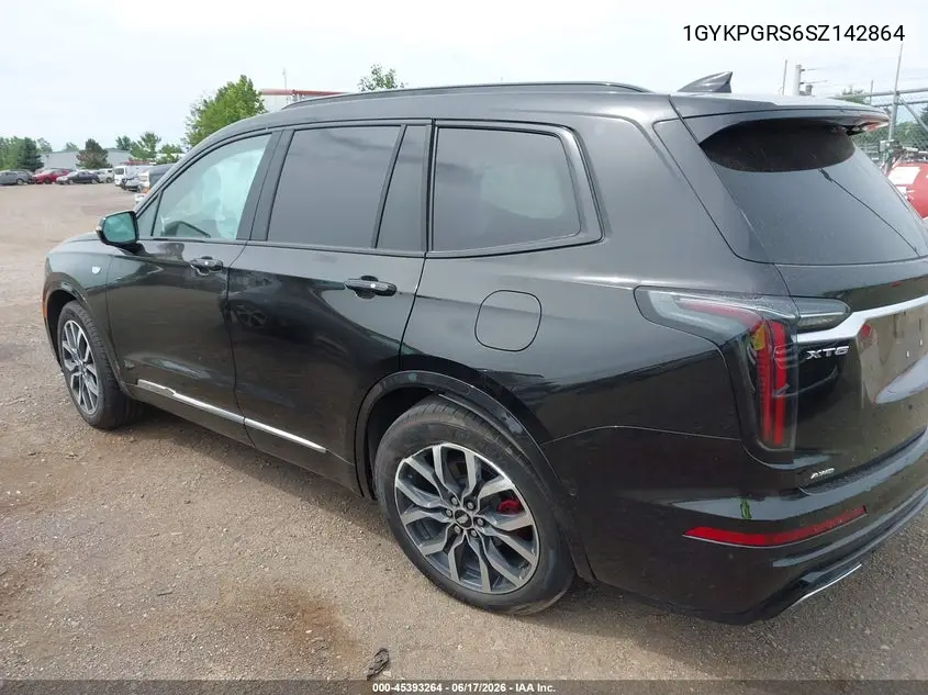 2025 Cadillac Xt6 Awd Sport VIN: 1GYKPGRS6SZ142864 Lot: 45393264