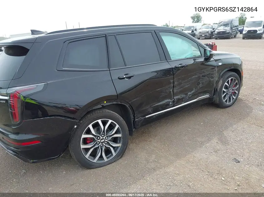 2025 Cadillac Xt6 Awd Sport VIN: 1GYKPGRS6SZ142864 Lot: 45393264