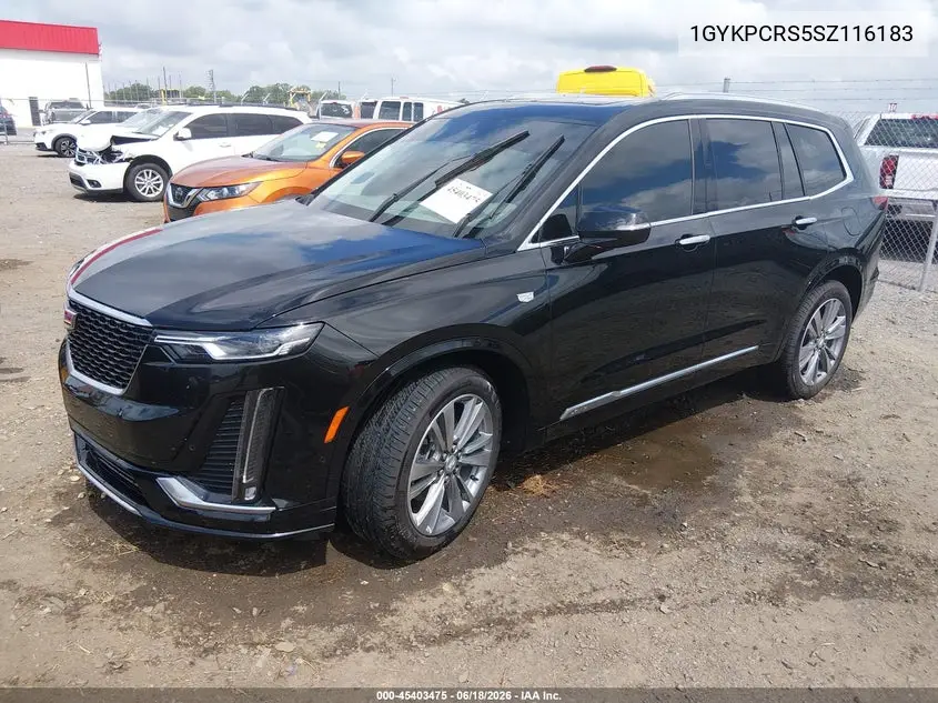 2025 Cadillac Xt6 Fwd Premium Luxury VIN: 1GYKPCRS5SZ116183 Lot: 45403475