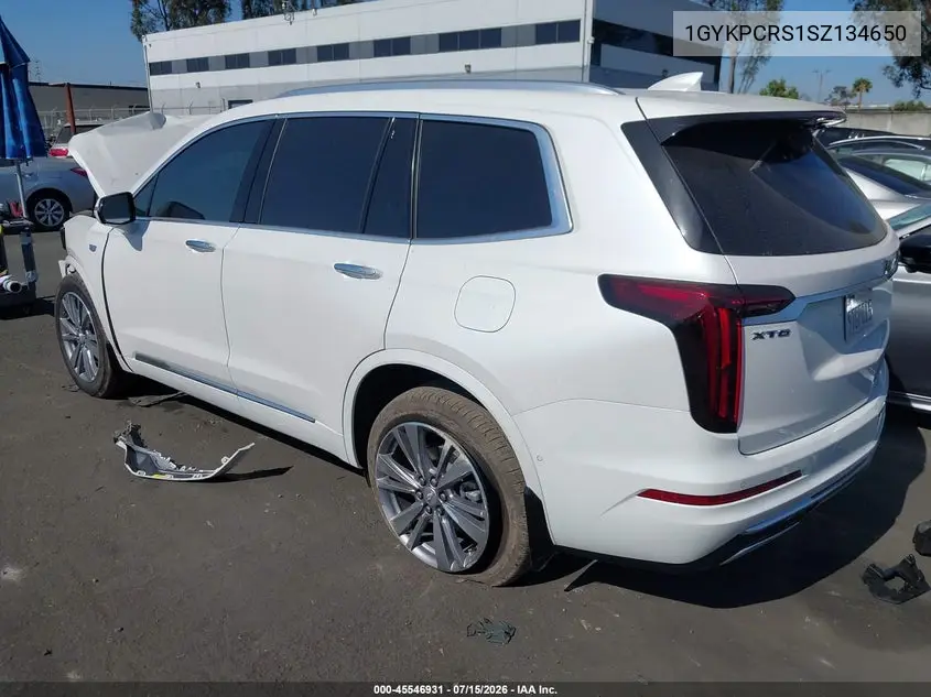 2025 Cadillac Xt6 Fwd Premium Luxury VIN: 1GYKPCRS1SZ134650 Lot: 45546931