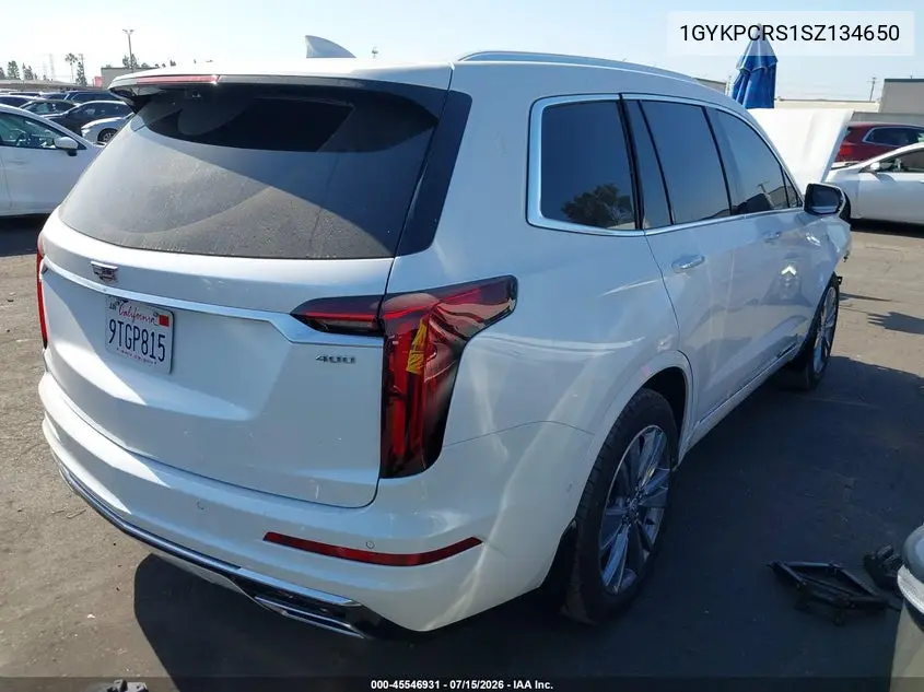 2025 Cadillac Xt6 Fwd Premium Luxury VIN: 1GYKPCRS1SZ134650 Lot: 45546931