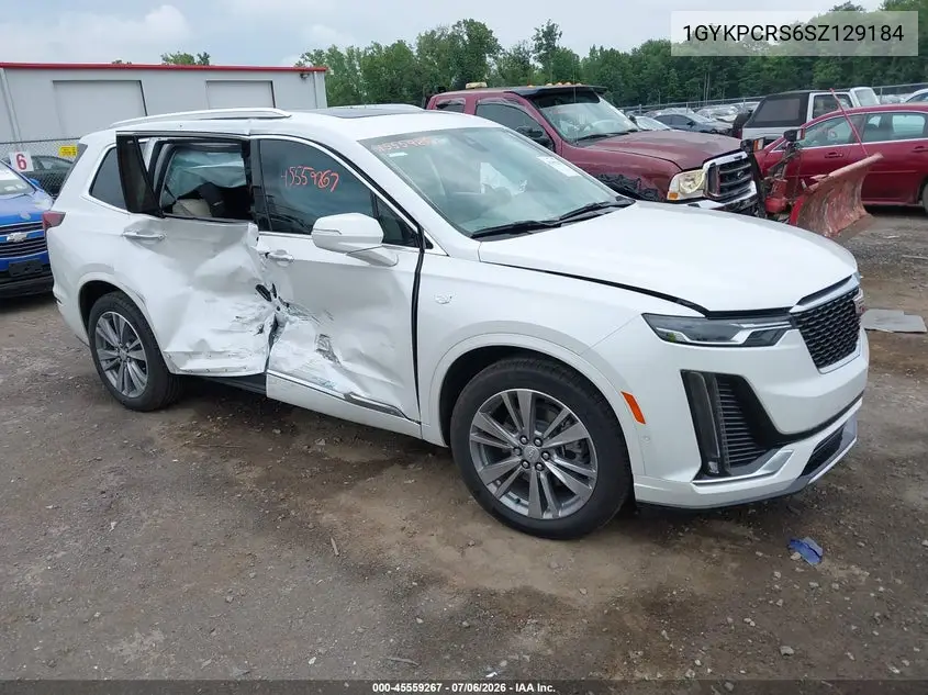 2025 Cadillac Xt6 Fwd Premium Luxury VIN: 1GYKPCRS6SZ129184 Lot: 45559267
