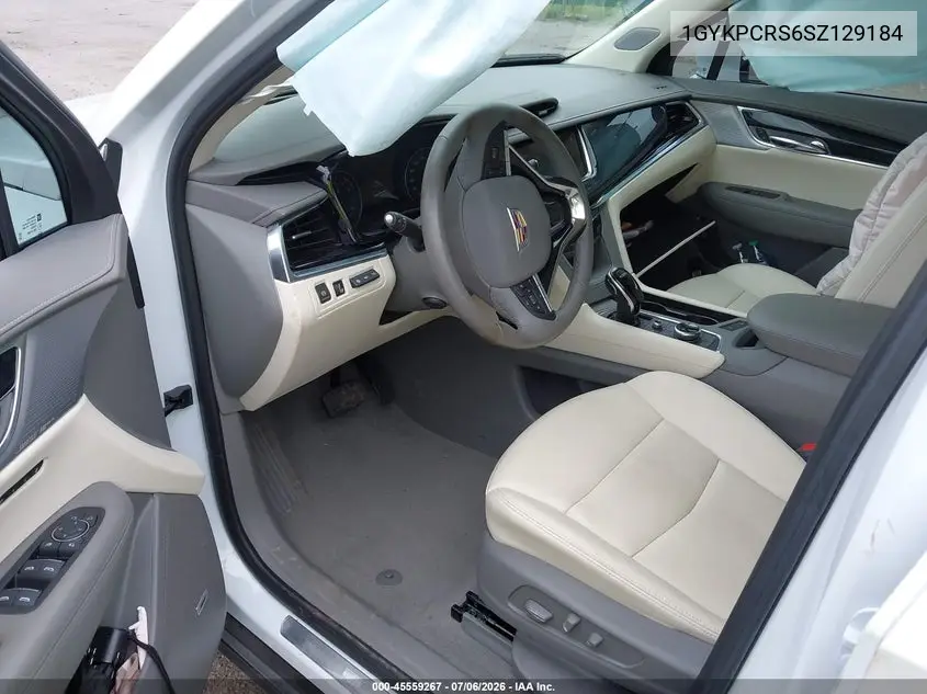 2025 Cadillac Xt6 Fwd Premium Luxury VIN: 1GYKPCRS6SZ129184 Lot: 45559267