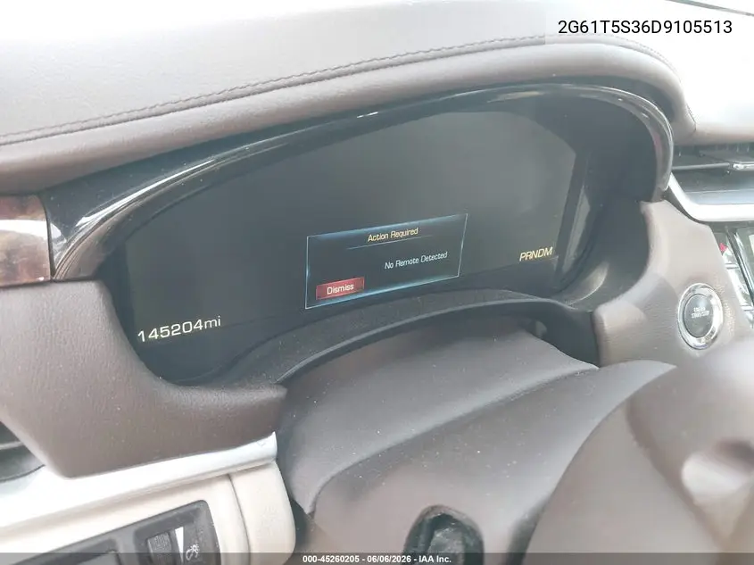 2013 Cadillac Xts Premium VIN: 2G61T5S36D9105513 Lot: 45260205