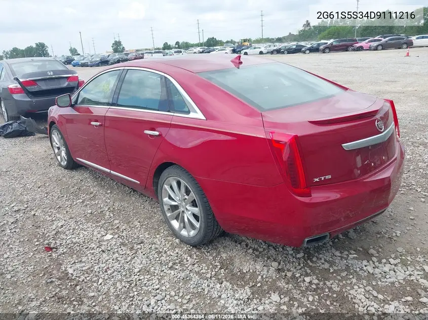 2013 Cadillac Xts Premium VIN: 2G61S5S34D9111216 Lot: 45364384